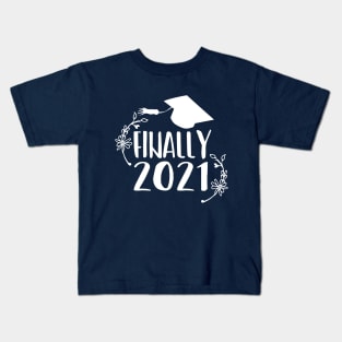 Finally 2021, white Kids T-Shirt